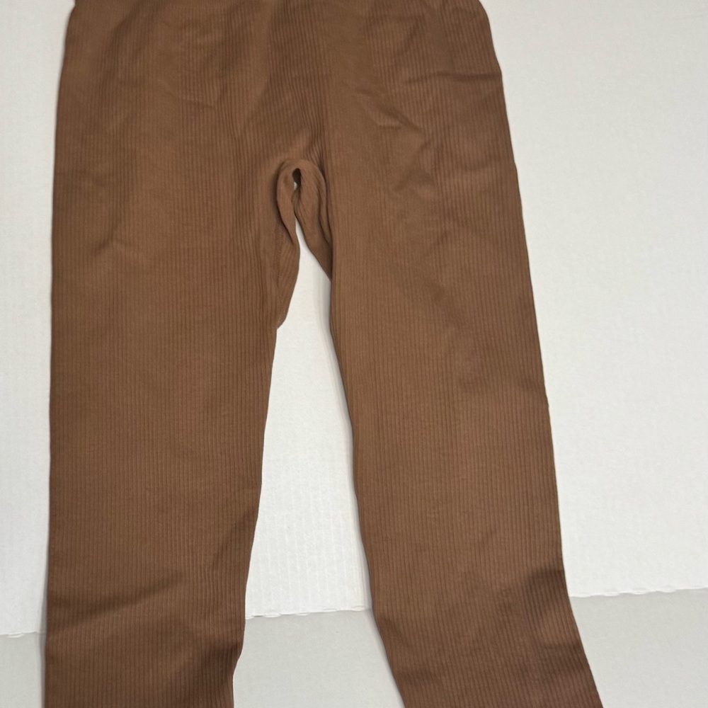 Comfort Stretch Corduroy Leggings — Brown